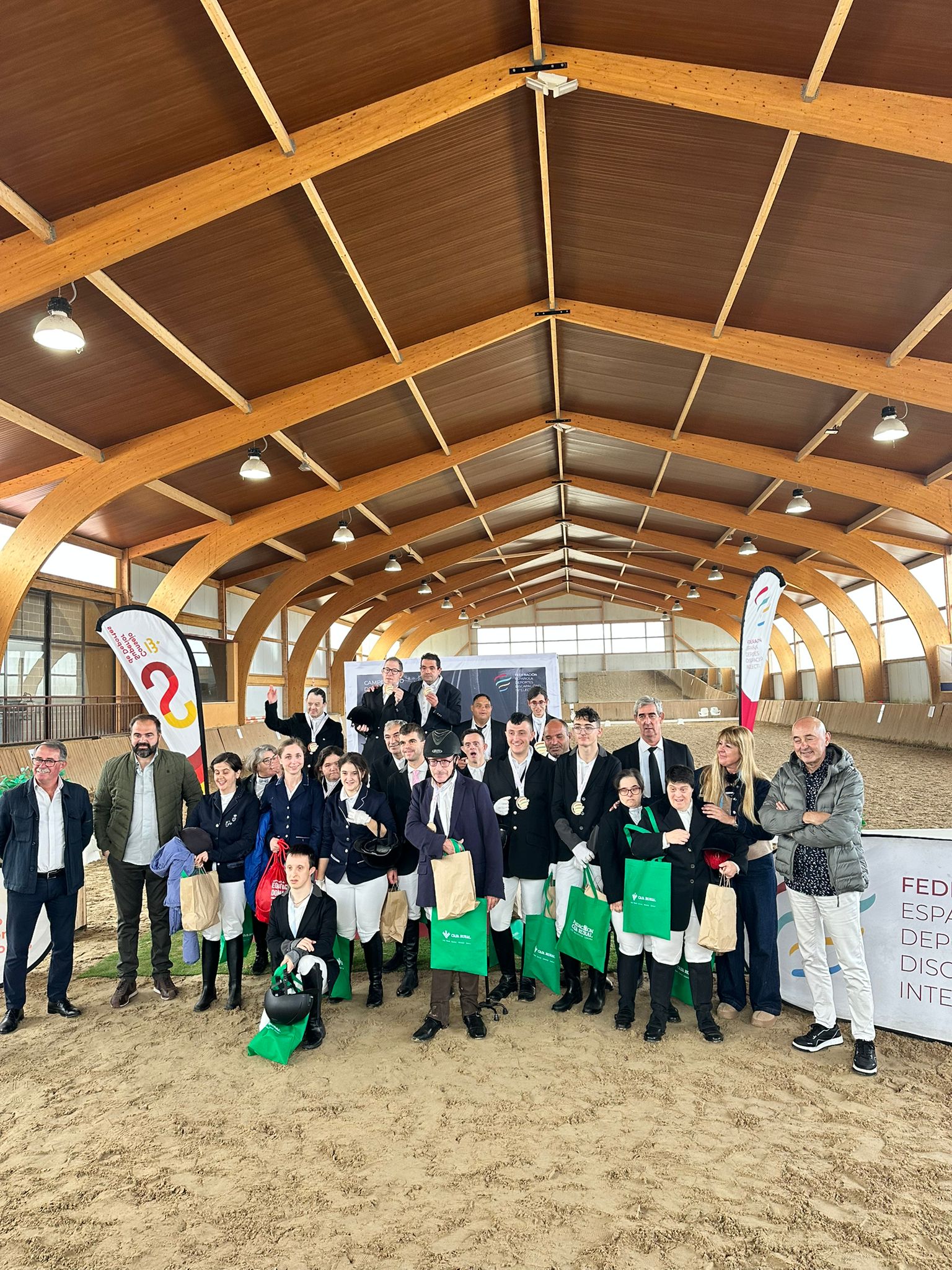 Celebrado el Campeonato de España Equitación (Doma Clásica) FEDDI 2025